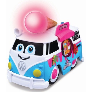 bbJunior Spielzeug-Bus VW Magic Ice Cream Bus, mit Licht- und Soundeffekten bunt