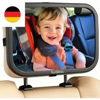 Baby Spiegel Auto, 360° Drehbar Für Einfache Anpassung,Bruchsicheres Acrylglas,