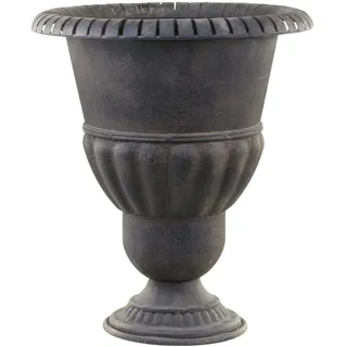 Chic Antique Antiker Blumentopf auf Fuß, Ø 42 x H49,5 cm, antik kupfer