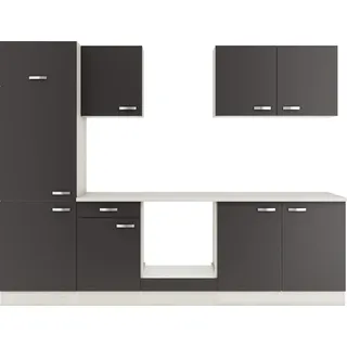 OPTIFIT Küchenzeile Faro 270 cm grau