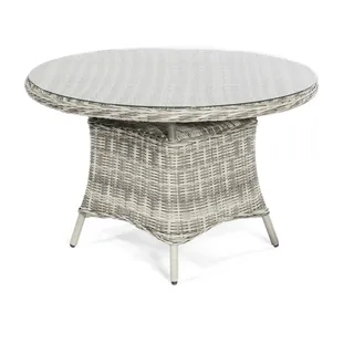 Tisch Midland Alu/KS vintage-taupe, 120 cm Ø