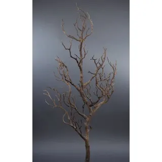 Kunstzweig Dekoast / Dekozweig YF künstlicher Ast Zweig Kunstast, Seidenblumen Roß, Höhe 80 cm, Braun braun 80 cm