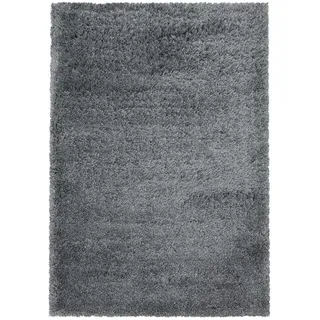 Ayyildiz Fluffy 3500 Hochflorteppich 140 x 200 cm hellgrau