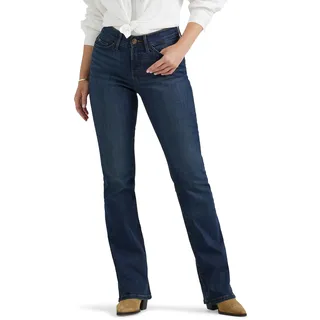 Lee Damen Flex Motion Regular Fit Bootcut Jeans, Renegade, 40 - 40