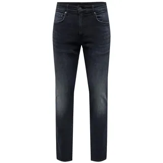 Only & Sons ONSLOOM Slim Fit Blue Black Denim 34/34