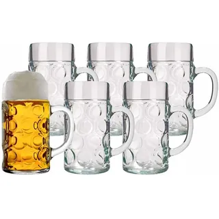 Stölzle Isar Bierkrug 1,0 l 6-tlg.