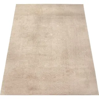 Paco Home Cadiz 630 Kurzflorteppich 240 x 340 cm dunkelbeige 