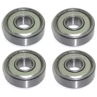 Kugellager 608 ZZ 8x22x7 mm Rillenkugellager 4 Stück - rcbay | Chromstahl beidseitig gedichtet