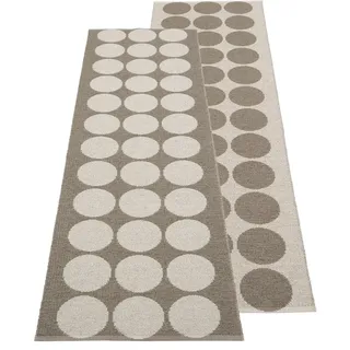 pappelina - Hugo Teppich, 70 x 240 cm, walnut / linen