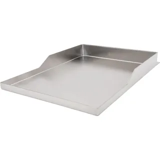 Grillfürst Grillplatte Grillfürst Edelstahl Plancha 43,5 x 39 cm für HEAT-X / QUBE