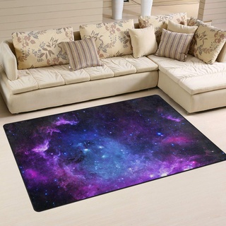 Use7 Universe Galaxy Nebula Weltraum Teppich Teppich Teppich für Wohnzimmer Schlafzimmer 50 x 80 cm