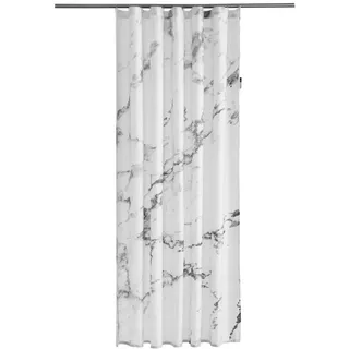 KLEINE WOLKE Duschvorhang Marble 180 x 200 cm anthrazit