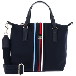 Tommy Hilfiger Damen Poppy SMALL Tote Corp AW0AW15986 Tragetasche, Blau (Space Blue)