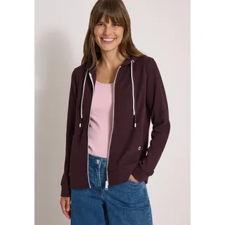 Cecil Langarm Jacke mit Kapuze und Struktur - rot,