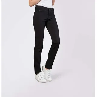MAC Dream Jeans Straight Fit in schwarzem Black Black-D42 / L34