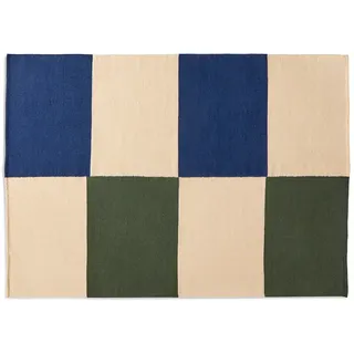 HAY - Ethan Cook Flat Works Teppich, 170 x 240 cm, peach green check