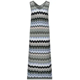 STREET ONE Midikleid Zick-Zack-Muster Grün 44