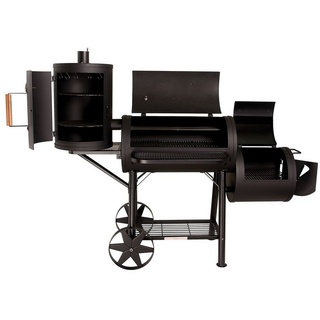 TAINO Smoker YUMA, Set, Smoker mit Vertikalbox, kaltgewalzter Stahl, inkl. Vertikalbox, 3,5mm Materialstärke schwarz