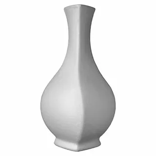 2X Decosa Wandvase Jeanette weiß 26,50x14,50 cm, Polystyrol Wanddekoration, Wandtattoo, Wanddeko, Wandsticker