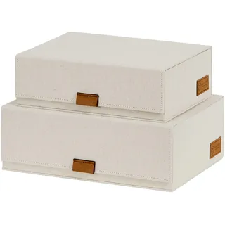 LOVE !T STORE !T Aufbewahrungskiste Premium 2-tlg. beige