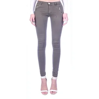 Damen Röhrenjeans Hosen Hüftjeans Jeans blau Damenjeans Damen-Hose-n Jeans-Hose-n Röhre-n Hüft-Hose-n Niedrige-r Leib-Höhe Bund Stretchjeans Stretch-Hose-n Skinny Denim Khaki Gr Größe S 36 - S