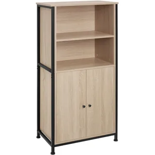 Tectake Highboard Doncaster 60 x 125 x 38 cm Braun