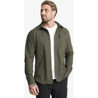 Preparation Stretch Shirt Herren Kambaba Green, Größe:4XL - Herren > Oberteile > Hemden - Grün