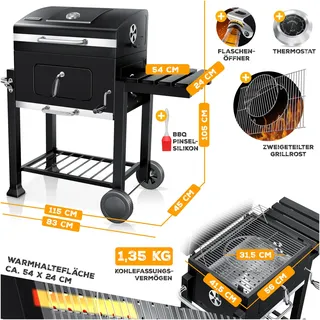 Kesser Holzkohlegrill 21929