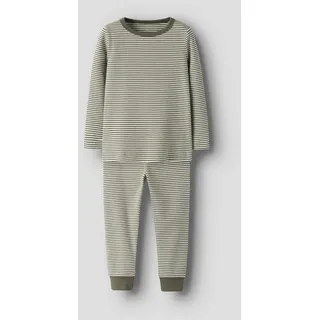 NAME IT Mädchen Nmnnightset Stripe Rib Noos Nmnnightset Stripe Rib Noos (1er Pack) - 86-92