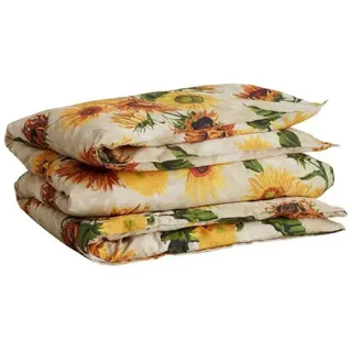 Gant Bettwäsche Gant Home Bettwäsche Sunflower Print Duvet White Gelb (155x220cm)