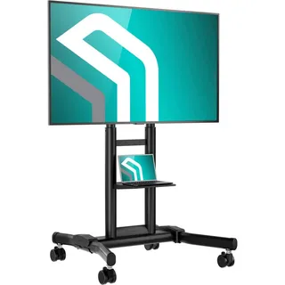ONKRON TS1551-B TV-Rack 40-70 Zoll 55,5 kg Schwarz Kunststoff/Metall/Stahl