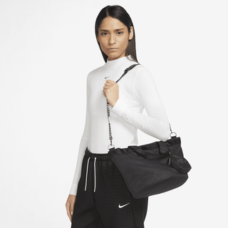 Nike Sportswear Futura Luxe Damen-Tragetasche (10 l) - Schwarz, EINHEITSGRÖSSE