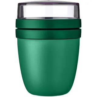 Mepal - Lunchpot Ellipse - Vivid Green – 500 ml praktischer Reisebecher, Joghurtbecher, To go Becher – Geeignet für Tiefkühler, Mikrowelle und Spülmaschine, 700 ml