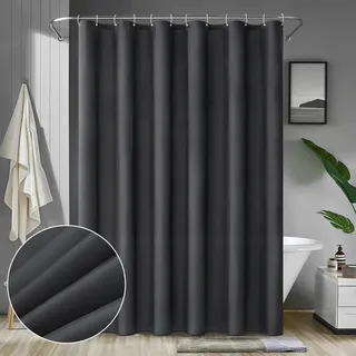 luxuskollektion Duschvorhang 240 x 200 cm schwarz