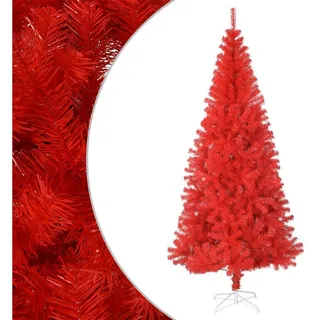 furnicato Künstlicher Weihnachtsbaum mit Ständer Rot 210 cm PVC rot