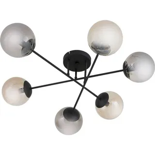 LINDBY Isamer 1-flg. Ø 80 cm schwarz