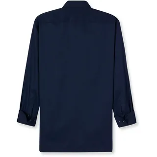 Olymp Businesshemd OLYMP "OLYMP Luxor, Modern Fit, New Kent", Herren, Gr. 38, Normaler Arm, blau (marine), 100% Baumwolle, Hemden