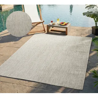 Bruno Banani Venezia Outdoor-Teppich 300 x 400 cm Grau