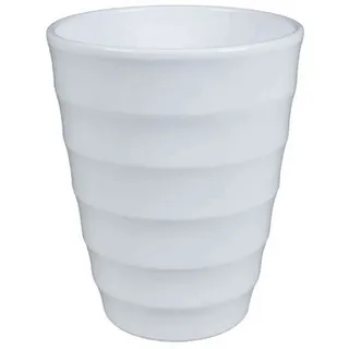 INNA-Glas Blumentopf Keramik Orchideen-Blumentopf, Ø14cm, 17cm, weiß weiß