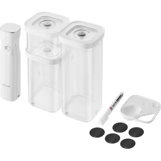 Zwilling Vakuum Starter Set 6-teilig Transparent-Weiß
