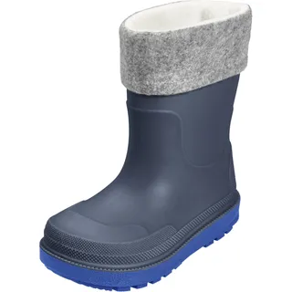 Playshoes Gummistiefel gefüttert Marine Socke 20