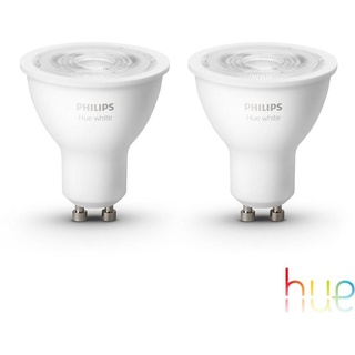 PHILIPS Hue White LED GU10 5,2 Watt Doppelpack, 8719514340145,