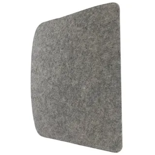 Sitzkissen Filz Auflage 355 x 425 grau für z.b. Ikeas Tobias
