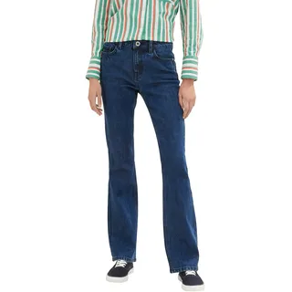TOM TAILOR Damen 1035527 Kate Narrow Bootcut Jeans, 10113 - Clean Mid Stone Blue Denim, 32W / 32L - 32W / 32L