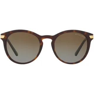 MICHAEL KORS Damen Adrianna Iii 3106T5 53 Sonnenbrille, Gold (Dk Tortoise/Gold/Browngradientpolarized) - 53 (M)