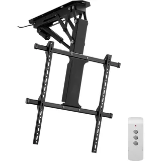 Vevor motorisierte TV Deckenhalterung Halterung für 813 bis 1651 mm Fernseher, elektrischer verstellbarer herunterklappbarer Ständer mit max. VESA 60 x 60 cm, passend für Fernseher bis zu 40 kg