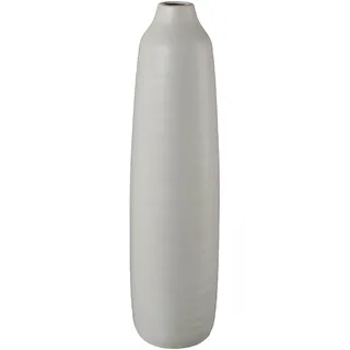Bodenvase CREATIV DECO, grau, H:40,00cm Ø:11,00cm, Keramik, Vasen, besondere Oberflächenstruktur