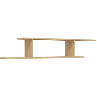 vidaXL Wandregal 125 x 18 x 23 cm Sonoma-Eiche