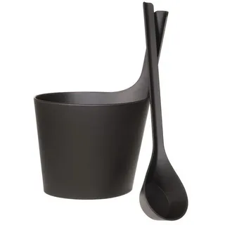 Rento Pisara Eimer Und Schöpflöffel, Bio Set - Schwarz