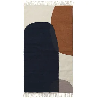 Ferm Living - Kelim Rug Squares, merge, 80 x 140 cm